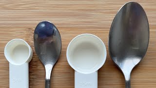 Difference between a teaspoon amp a tablespoon [upl. by Deedee]