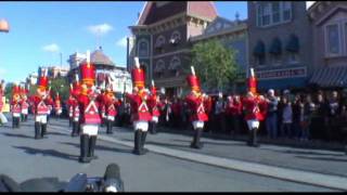 Behind the Scenes ABC Disneyland Christmas Parade 2011 [upl. by Auqinimod]