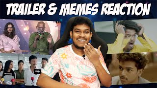 GOAT Trailer amp Memes Reaction🤣🤣 Thalapathy Vijay  Venkat Prabhu  Yuvan Shankar Raja  Tamil [upl. by Corb]