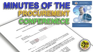 MINUTES OF THE PROCUREMENT CONFERENCE  BARANGAY ACCOUNTING  BARANGAY ACCOUNTING [upl. by Buford]