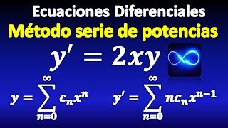 02 Ecuaciones Diferenciales método de Series de Potencias [upl. by Aliek]