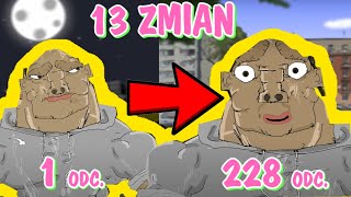 13 ZMIAN W BLOK EKIPIE  pierwsze vs ostatnie odcinki [upl. by Anneuq]