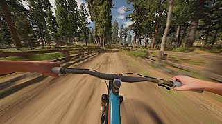 Riders Republic Free Roam Downhill Mountain Bike Gameplay No HUD PC Max Settings 4k 60fps [upl. by Berard334]