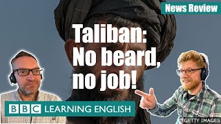 Taliban No beard no job BBC News Review [upl. by Del]