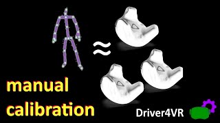 Manual Calibration of Kinect Nolo VR to emulate Vive Trackers Tutorial [upl. by Britni]