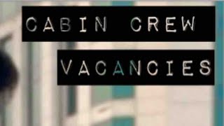 Cabin Crew Vacancies  Ground Staff Vacancy  Airport jobs  Devesh Sharma  Welcome Back  Crews [upl. by Nolana]