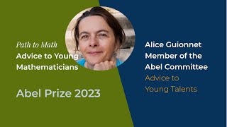 Alice Guionnet Advice to Young Mathematicians 2023 [upl. by Aleel]