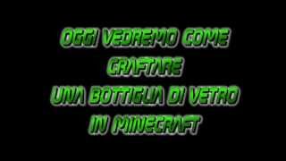 tutorial veloce come craftare la bottiglia di vetro in minecraft [upl. by Agn832]