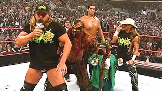 Great Khali Hornswoggle and The Boogeyman try to join DX [upl. by Ardied]