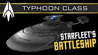 Starfleets Typhoon Class  Star Trek Online Game Ship [upl. by Atileda528]