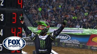 Adam Cianciarulo Wins First Race  Dallas 2014  250 East Supercross [upl. by Aneeles]