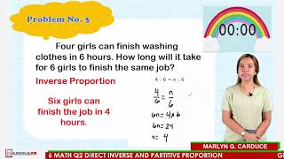 GRADE 6 MATH Q2 DIRECT INVERSE AND PARTITIVE PROPORTION [upl. by Gustav]