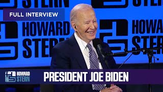 President Joe Biden on the Howard Stern Show FULL INTERVIEW [upl. by Opaline]