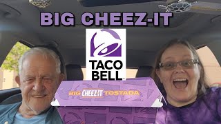 Taco Bell Big CheezIt Menu Tostada and Crunchwrap Supreme Review foodreview tacobell fastfood [upl. by Pinebrook]