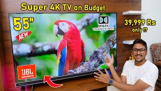 Hisense A7K 55quot 4K 120Hz Google TV Unboxing only 39999 Rs 🤯🔥 [upl. by Ahsenhoj]