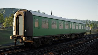 TSW4 Livery Designer  SR Green Mk1 TSO Timelapse [upl. by Anevad]