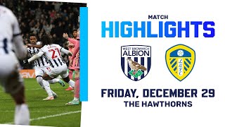 Grady Diangana scores winner as Albion march to victory  Albion 10 Leeds United  MATCH HIGHLIGHTS [upl. by Pengelly]