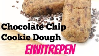 Recept  Zelf maken Chocolate Chip Cookie Dough Eiwitrepen [upl. by Gitt]