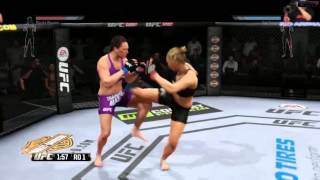 Ronda Rousey VS Cat Zingano [upl. by Refannej]