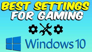 Windows 10 Best Settings For Gaming FPS BOOST amp FIX LAG PC amp LAPTOP 2024 [upl. by Inal534]