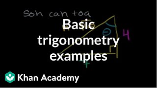 Basic trigonometry II  Basic trigonometry  Trigonometry  Khan Academy [upl. by Stroup]