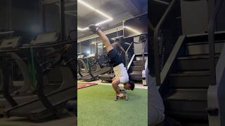 Build the strength and skill to perform handstand pushups without wall supportviralvideo sports [upl. by Irej]