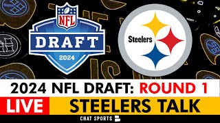 Pittsburgh Steelers 2024 NFL Draft Live Round 1 [upl. by Leamaj]