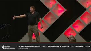 Advanced Programming Methods in the Transfer of Training for the Tactical Athlete  NSCAcom [upl. by Pinzler763]