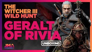 ⚔️THE WITCHER GERALT of RIVIA 13 Scale by Prime 1 Studio  UNBOXING  Resin Statue  Resina [upl. by Leunamne]