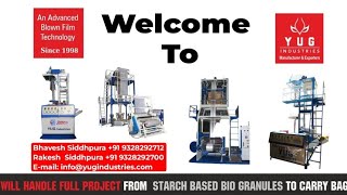 Biodegradable Bag Making MachineBio Plastic BagBiodegradableBagManufacturerBiodegradableCarryBags [upl. by Tunk981]