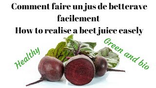 Réussir votre jus de betterave avec Koenig GSX18comment faire un jus de betteravefer et vitamines [upl. by Con]