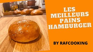 LES MEILLEURS PAINS HAMBURGER  LE PAIN BURGER MOELLEUX ET BRIOCHE  BUNS [upl. by Haraz]