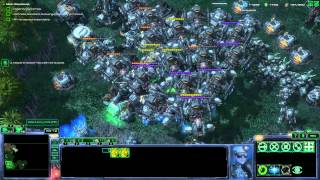 Starcraft 2 Enslavers Remake 03a  Assault on Aiur [upl. by Ardnuasal]