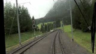 CAB RIDE ST MORITZ  CHUR ALBULABAHN 28 [upl. by Alesiram]