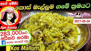 ✔ Kos Malluma recipe by Apé Amma ‍ කොස් මැල්ලුම [upl. by Featherstone]