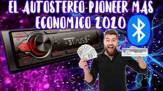 El AUTOSTEREO CAR AUDIO PIONEER MAS BARATO DEL 2020 MVHS215BT [upl. by Carri]