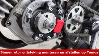 Selettra  PVL binnenrotor ontsteking monteren en afstellen Tomos [upl. by Notlrac]