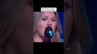 Kelly Clarkson Singing 7 Rings By Ariana Grande shorts [upl. by Benjie]