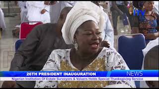 26th President Inauguration NIESV Holds Special Thanksgiving Service [upl. by Rubinstein]