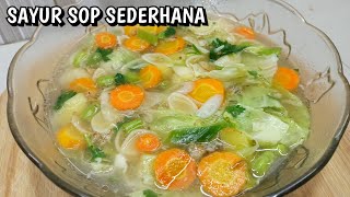 RESEP SAYUR SOP SEDERHANA [upl. by Afatsum]