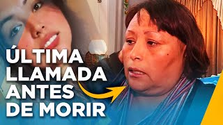 quotChau mamiquot Madre de enfermera asesinada cuenta desgarrador testimonio con su hija [upl. by Aruabea]