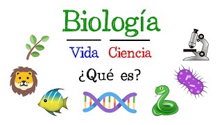 🦁 ¿Qué es la Biología 🌿 Fácil y Rápido  BIOLOGÍA [upl. by Oileduab]