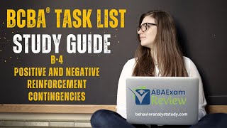 PositiveNegative Reinforcement Contingencies B4  BCBA® Task List Study Guide  ABA Exam Review [upl. by Anitsyrc447]