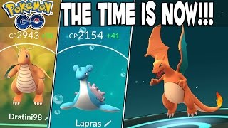 INSANE HIGH CP DRAGONITE amp LAPRAS  Best EVER Evolution Video in Pokemon GO amp Halloween Event Tips [upl. by Loni]