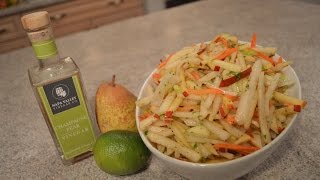 How to Make Jicama Apple amp Pear Slaw Wine Country Kitchens with Kimberly [upl. by Adnoel551]