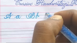 How to write neat alphabet  handwriting  neat and clean handwriting [upl. by Vala677]