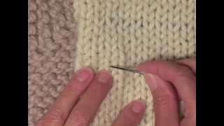 Duplicate Stitch for Garter Stitch [upl. by Gnurt]