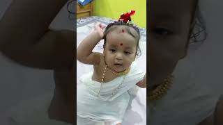 Disha ka 8th month celebration shots durgamaa cutebaby [upl. by Orlan]