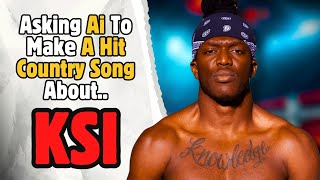 Asking Ai To Make A Hit Country Song About KSI Forehead Blues  Full Song [upl. by Aredna538]