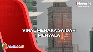 Viral Menara Saidah Menyala Merah Warga Mustahil itu [upl. by Gardiner]